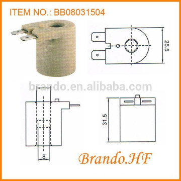 Type d&#39;insert électrique DC 24V Bobine de vanne de réfrigération